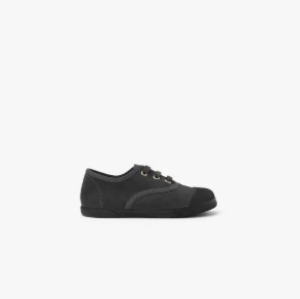 Zara Leather Sneaker - Gray